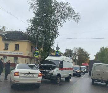 В Котласском районе произошло дорожно-транспортное происшествие с участием автомобиля «скорой помощи»