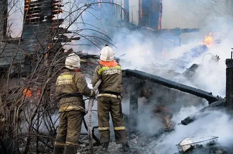 Мужчина погиб при пожаре в собственном доме в Котласском районе