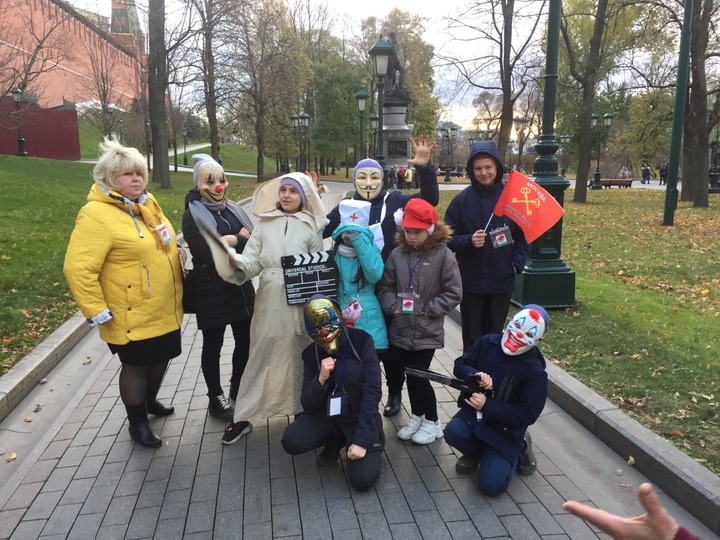 Яренские школьники везут ключи от Москвы домой